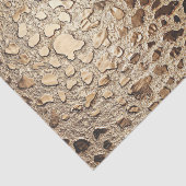 Gold Leopard Metallic Spots Tissuepapier (Detail)