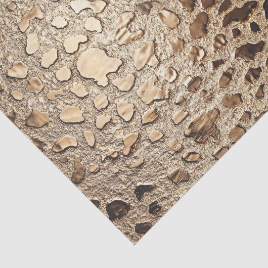 Gold Leopard Metallic Spots Tissuepapier (Detail)