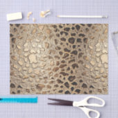 Gold Leopard Metallic Spots Tissuepapier (Craft)