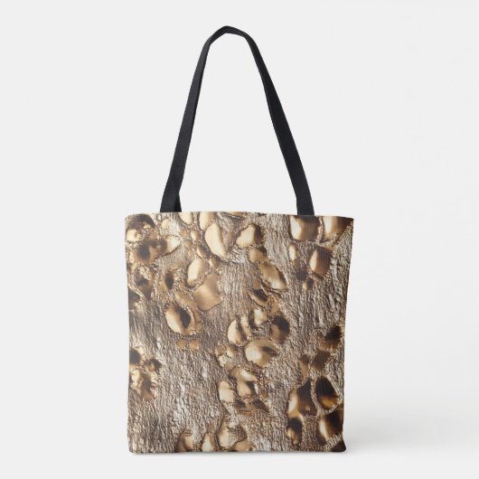 Gold Leopard Metallic Spots Tote Bag (Achterkant)