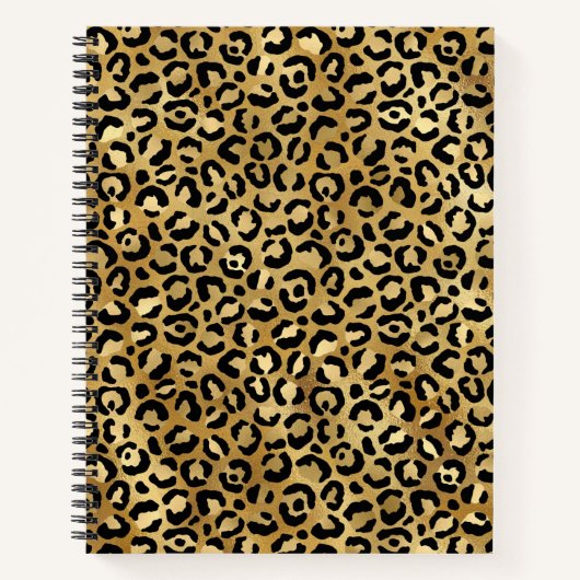 Gold Leopard Notitieboek (Voorkant)