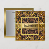 Gold leopard op uitnodiging van partijen (Voorkant / Achterkant)