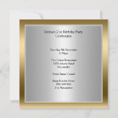 Gold leopard op uitnodiging van partijen (Achterkant)