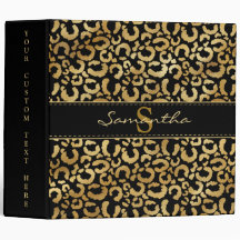 Gold leopard print aangepast