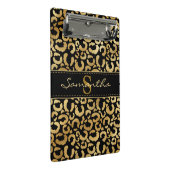 Gold leopard print aangepast mini klembord (Schuin)