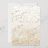Gold Leopard Print Khaki Cream Beige Waterverf Kaart (Achterkant)