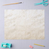 Gold Leopard Print Khaki Cream Beige Waterverf Tissuepapier (Craft)