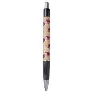 Gold Leopard print roze rozen Florals            Pen