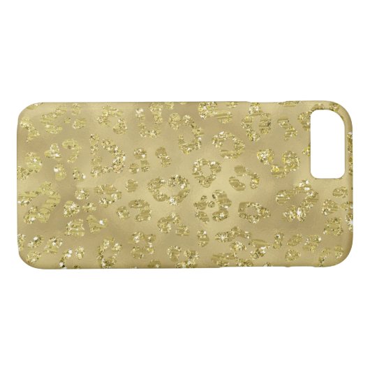 Gold Leopard-printer Case-Mate iPhone Case (Achterkant (Horizontaal))
