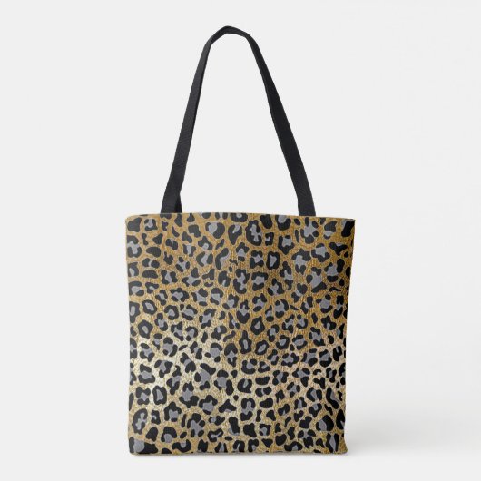 Gold Leopard-printer Tote Bag (Achterkant)