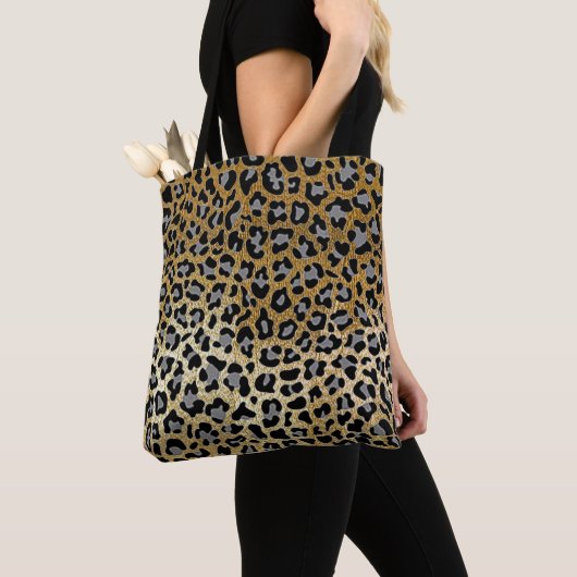 Gold Leopard-printer Tote Bag (Dichtbij)
