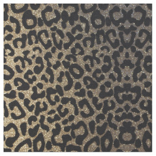 Gold Leopard Stof