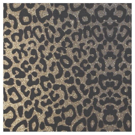 Gold Leopard Stof (Close Up)
