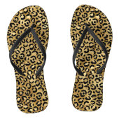Gold Leopard-Teenslippers Teenslippers (Voetbed)