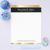 Gold Letterhead Flyer (Enkel)