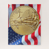 GOLD LIBERTY COIN LEGPUZZEL (Verticaal)
