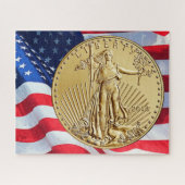 GOLD LIBERTY COIN LEGPUZZEL (Horizontaal)