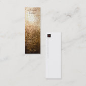 Gold Light 001 - Bladwijzer Mini Visitekaartje (Voorkant / Achterkant)