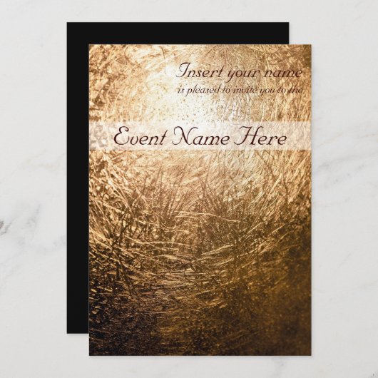 Gold Light 001 Kaart (Voorkant / Achterkant)