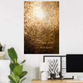 Gold Light 001 Poster (Thuiskantoor)