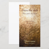 Gold Light 001 Save The Date (Voorkant / Achterkant)