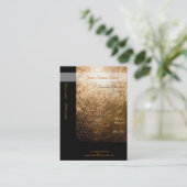 Gold Light 001 Visitekaartje (Staand voorkant)