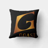 GOLD - Light & Elegance - GGAST - Throw Pillow Kussen (Achterkant)