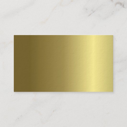 Gold Light en Shadow Elegant Design Luxe Elite Visitekaartje (Achterkant)