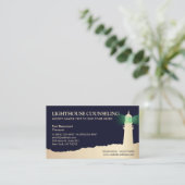 Gold Lighthouse Visitekaartje (Staand voorkant)