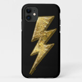 Gold Lightning Bolt iPhone 5 Hoesjes (Achterkant)