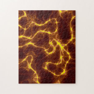 Gold Lightning Puzzle Legpuzzel