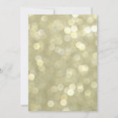 Gold Lights Holiday Corporate Invitation Kaart (Achterkant)