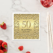  Gold Lijst 50e Jubileum Servet (Insitu)