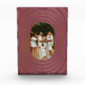 Gold Lijst - Aangepast kerstblok voor de fotoserie Fotoblokken (Voorkant)