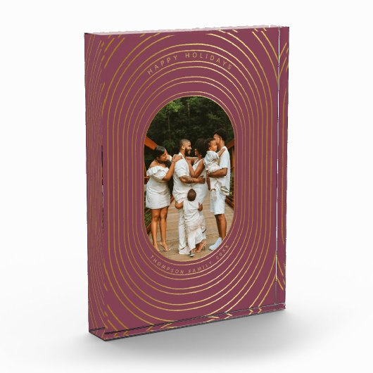 Gold Lijst - Aangepast kerstblok voor de fotoserie Fotoblokken (Links)