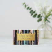 Gold Lijst Artistic Pattern Visitekaartje (Staand voorkant)