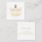 Gold Lijst Bakery Baker's Logo Visitekaartje (Voorkant / Achterkant)