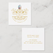 Gold Lijst Bakery Baker's Logo Visitekaartje (Voorkant / Achterkant)