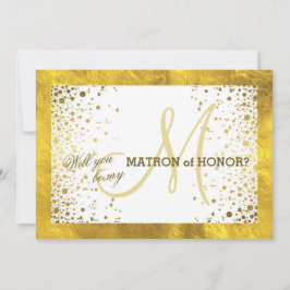 Gold Lijst Confetti... zal jij mijn tactiek zijn? Kaart