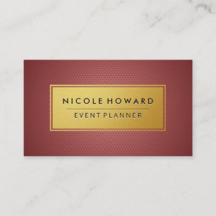 Gold Lijst Geometric Pattern Visitekaartje