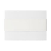 Gold Lijst met  bloemen Uitnodigingen Wikkel (Achterkant Voorbeeld)