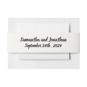 Gold Lijst met  bloemen Uitnodigingen Wikkel (Voorkant Voorbeeld)