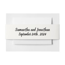 Gold Lijst met  bloemen Uitnodigingen Wikkel