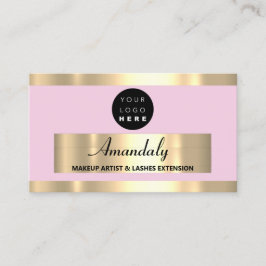 Gold Lijst Mode Beautique Shop Blush Visitekaartje
