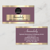 Gold Lijst Mode Beautique Shop Elegant Visitekaartje (Voorkant / Achterkant)