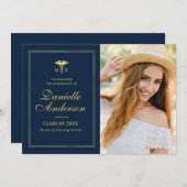 Gold lijst Nursing afstuderen aangekondigd Aankondiging (Voorkant / Achterkant)