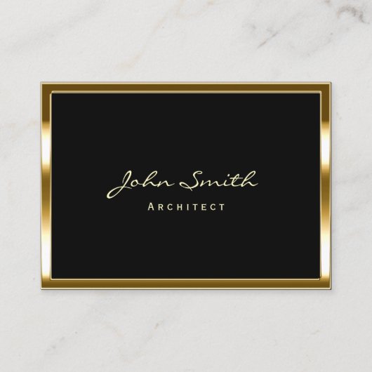 Gold Lijst Professional Visitekaartje (Voorkant)