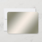 Gold Lijst RSVP-kaart RSVP Kaartje (Achterkant)