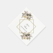 Gold Lijst - Valle kleuren - Ontvanging van het hu Servet (Hoek)