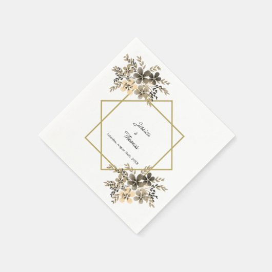 Gold Lijst - Valle kleuren - Ontvanging van het hu Servet (Hoek)